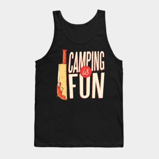 camping is fun Tank Top